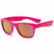Wave 1/5 ani - Neon Pink - Ochelari de soare pentru copii -  Koolsun