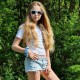 Wave 6/14 ani - Sky Blue - Ochelari de soare pentru copii -  Koolsun