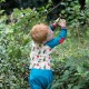 Bluzita din bumbac organic - Little Green Radicals - Midnight Blue Bear Necessities 2/3 ani