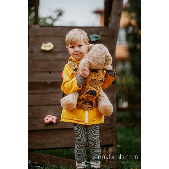 Marsupiu wrap conversion jucarie - Lenny Lamb - Under the Leaves Golden Autumn