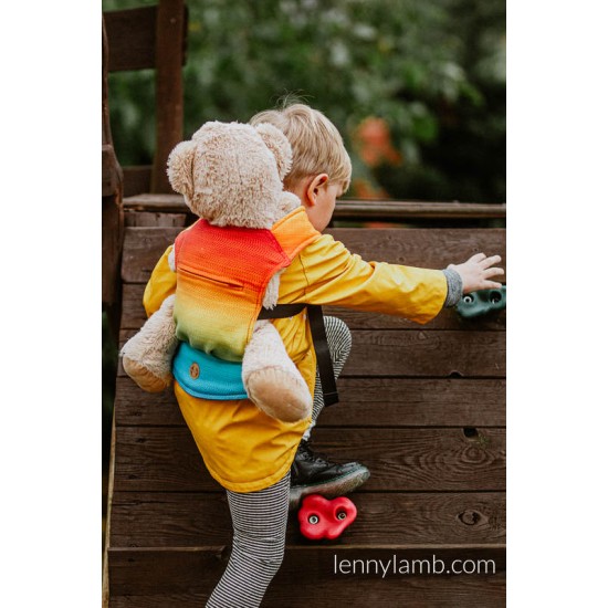 Marsupiu wrap conversion jucarie - Lenny Lamb - Rainbow Baby Marsupiu wrap conversion jucarie - Lenny Lamb - Rainbow Baby
