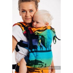 Marsupiu LennyGo Toddler - Rainbow Safari Marsupiu LennyGo Toddler - Rainbow Safari