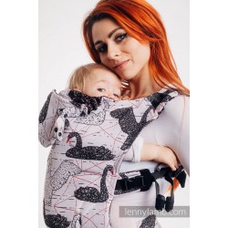 Marsupiu LennyGo Baby - Wild Swans Marsupiu LennyGo Baby - Wild Swans