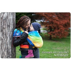 Wrap tesut Natibaby - in/bumbac - Phoenix Arcobaleno 4,2