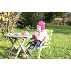 Cagula din lana merinos fleece KBT si matase - Pickapooh - Plum 48 Cagula din lana merinos fleece KBT si matase - Pickapooh - Plum 48