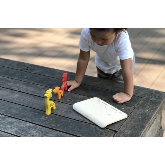 Girafe - Puzzle din lemn 