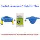 PACHET ECONOMIC ALBASTRU Potette Plus: olita portabila + liner reutilizabil + 10 pungi biodegradabile