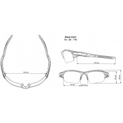 Ochelari de soare Real Shades Young Adult - Blaze - Red 14+ ani Ochelari de soare Real Shades Young Adult - Blaze - Red 14+ ani