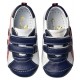 Ghete din piele cu velcro - Rose et Chocolat - Sneakers White Red Navy Ghete din piele cu velcro - Rose et Chocolat - Sneakers White Red Navy