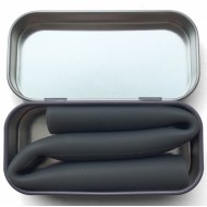 Pai refolosibil din silicon+cutie metalica de transport - Silikids - X-wide Charcoal Pai refolosibil din silicon+cutie metalica de transport - Silikids - X-wide Charcoal