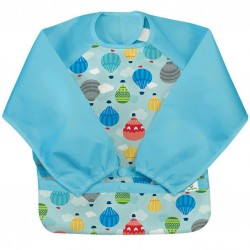 Bavetica Hot Air Balloons multifunctionala cu maneci lungi 12-24 luni - Green Sprouts Bavetica Hot Air Balloons multifunctionala cu maneci lungi 12-24 luni - Green Sprouts