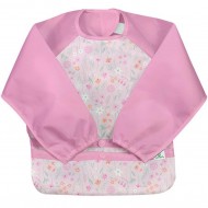 Bavetica Pink Wildflower multifunctionala cu maneci lungi 12-24 luni - Green Sprouts  Bavetica Pink Wildflower multifunctionala cu maneci lungi 12-24 luni - Green Sprouts