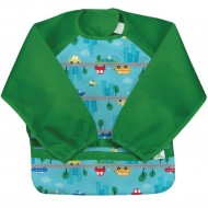 Bavetica Aqua Cars multifunctionala cu maneci lungi 12-24 luni - Green Sprouts Bavetica Aqua Cars multifunctionala cu maneci lungi 12-24 luni - Green Sprouts