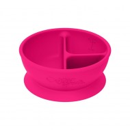 Bol de invatare compartimentat - Learning Bowl Divided - Green Sprouts - Pink Bol de invatare compartimentat - Learning Bowl Divided - Green Sprouts - Pink
