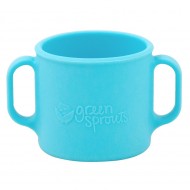 Cana de invatare - Learning Cup - Green Sprouts - Aqua Cana de invatare - Learning Cup - Green Sprouts - Aqua