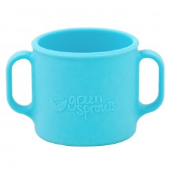 Cana de invatare - Learning Cup - Green Sprouts - Aqua Cana de invatare - Learning Cup - Green Sprouts - Aqua