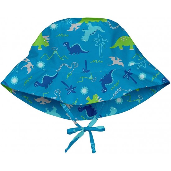 Palarie baieti Aqua Dinosaurs SPF 50+ reglabila Green Sprouts by iPlay Palarie baieti Aqua Dinosaurs SPF 50+ reglabila Green Sprouts by iPlay