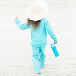 Aqua 18/24 luni - Pantaloni tehnici SPF50+ Breatheasy Stay Cool Green Sprouts by iPlay