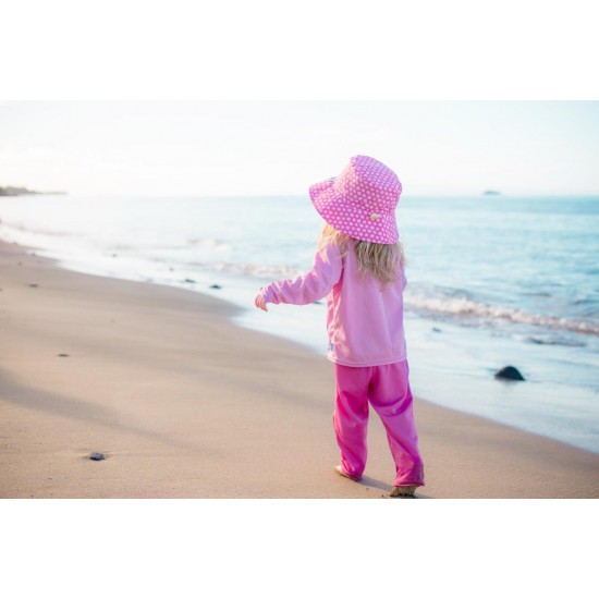 Pink 3T/4T - Pantaloni tehnici SPF50+ Breatheasy Stay Cool Green Sprouts by iPlay