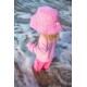 Pink 3T/4T - Pantaloni tehnici SPF50+ Breatheasy Stay Cool Green Sprouts by iPlay