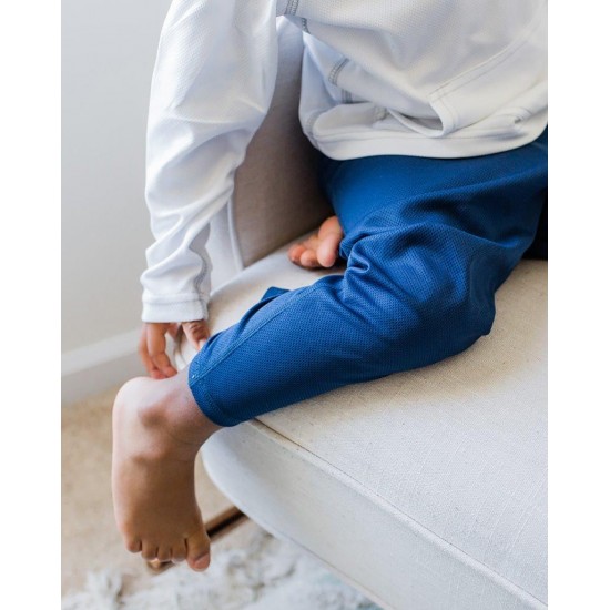 Navy 6/12 luni - Pantaloni tehnici SPF50+ Breatheasy Stay Cool Green Sprouts by iPlay