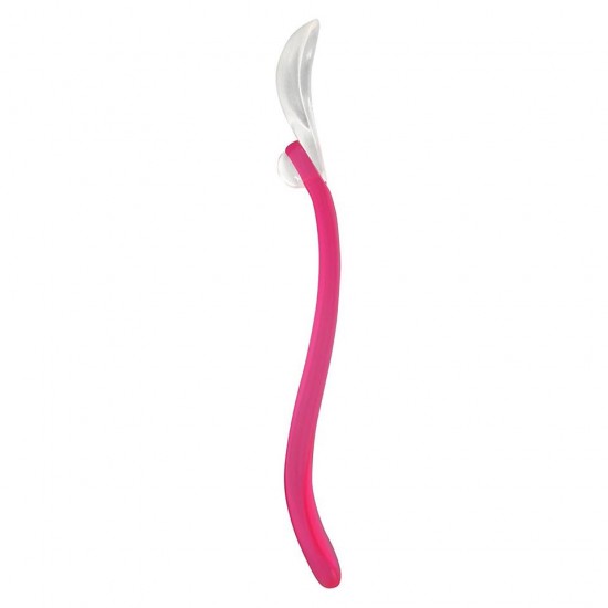 Set lingurite cu varf din silicon - Green Sprouts - Pink&Green Set lingurite cu varf din silicon - Green Sprouts - Pink&Green