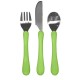 Set tacamuri de invatare - Learning Cutlery - Green Sprouts - Green